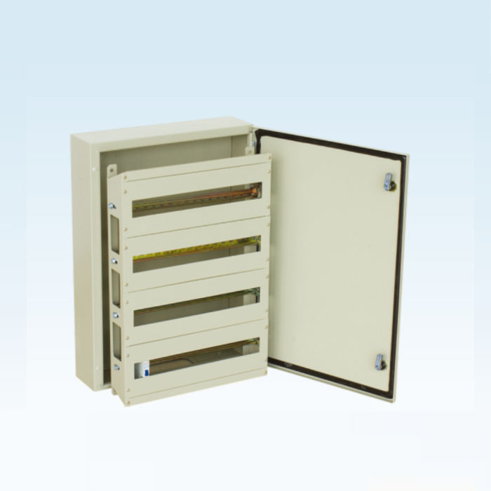 Wall mounting steel enclosure with inner door